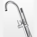 Caylin Single Handle Freestanding Tub Faucet With Handshower In Chrome