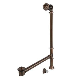 Pivoting Tub Waste and Overflow in Oil Rubbed Bronze