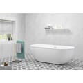 Sacha 71 in. Freestanding Acrylic Tub in Glossy White