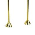 1/2 in. x 24 in. Straight Bath Supplies in Polished Brass