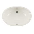 Undermount 19-1/4 in. Glazed Porcelain Oval Bathroom Sink
