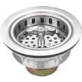 3-1/2 in. Stainless Steel Twist-and-Lock Strainer Basket Kit