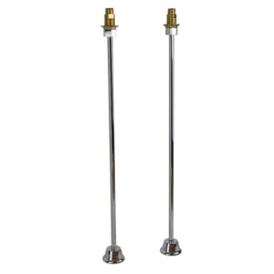 1/2 in. x 24 In. Straight Bath Supplies In Polished Chrome