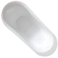Zeya 65 in. Freestanding Acrylic Tub in Glossy White with White Drain