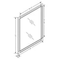 Mira 22x32 Mirror in Midnight Blue