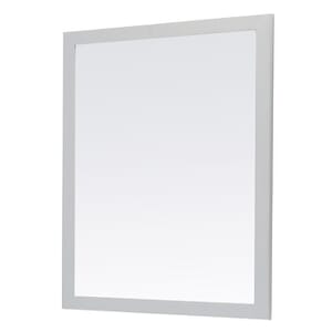 Juniper 22 in. x 32 in. Mirror in Dove Gray