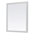 Juniper 22 in. x 32 in. Mirror in Dove Gray