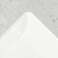61 in. x 22 in. Rocky Mountain Quartz Double Vanity Top with Ceramic Basins
