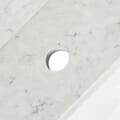 61 in. x 22 in. Rocky Mountain Quartz Double Vanity Top with Ceramic Basins