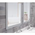Juniper 22 in. x 32 in. Mirror in Dove Gray