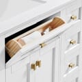 Juniper 36 in. Vanity in White with Engineered Stone Top & Ceramic Basin