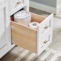 Juniper 36 in. Vanity in White with Engineered Stone Top & Ceramic Basin