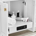 Juniper 36 in. Vanity in White with Engineered Stone Top & Ceramic Basin