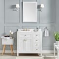 Juniper 36 in. Vanity in White with Engineered Stone Top & Ceramic Basin