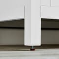 Juniper 36 in. Vanity in White with Engineered Stone Top & Ceramic Basin