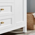 Juniper 48 in. Vanity in White with Engineered Stone Top & Ceramic Basin