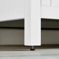 Juniper 48 in. Vanity in White with Engineered Stone Top & Ceramic Basin