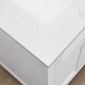 Juniper 60 in. Double Vanity in White with Engineered Stone Top & Ceramic Basins