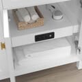 Juniper 60 in. Double Vanity in White with Engineered Stone Top & Ceramic Basins