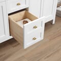 Juniper 60 in. Double Vanity in White with Engineered Stone Top & Ceramic Basins