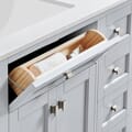 Juniper 36 In. Vanity in Dove Gray With Engineered Stone Top & Ceramic Basin