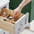 Juniper 36 In. Vanity in Dove Gray With Engineered Stone Top & Ceramic Basin