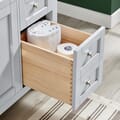 Juniper 36 In. Vanity in Dove Gray With Engineered Stone Top & Ceramic Basin