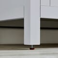 Juniper 36 In. Vanity in Dove Gray With Engineered Stone Top & Ceramic Basin