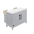 Juniper 48 in. Vanity in Dove Gray with Engineered Stone Top & Ceramic Basin