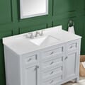 Juniper 48 in. Vanity in Dove Gray with Engineered Stone Top & Ceramic Basin