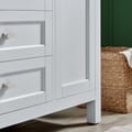Juniper 48 in. Vanity in Dove Gray with Engineered Stone Top & Ceramic Basin