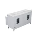 Juniper 60 in. Double Vanity in Dove Gray with Engineered Stone Top & Ceramic Basins