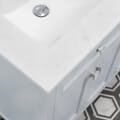 Juniper 60 in. Double Vanity in Dove Gray with Engineered Stone Top & Ceramic Basins