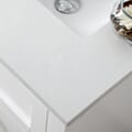 Juniper 24 in. Vanity in White with Engineered Stone Top & Ceramic Basin