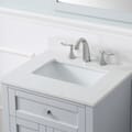 Juniper 24 In. Vanity in Dove Gray With Engineered Stone Top & Ceramic Basin