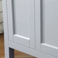 Juniper 24 In. Vanity in Dove Gray With Engineered Stone Top & Ceramic Basin