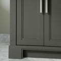 SCARLETT 24IN VANITY IN CHARCOAL GREY WITH WHITE QUARTZ TOP & CERAMIC BASIN