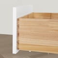 BANKS 42IN VANITY WITH SHAKER DOOR IN WHITE WITH WHITE QUARTZ TOP & CERAMIC BASIN