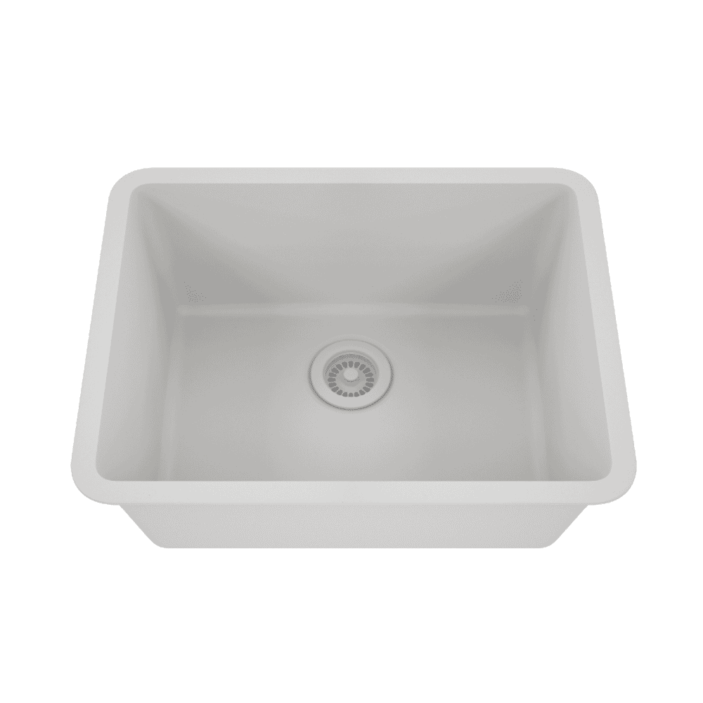 23 in. Single Bowl Undermount Quartz Kitchen Sink