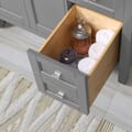 Juniper 36 in. Vanity in Charcoal Gray with Engineered Stone Top and Ceramic Basin