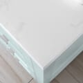 Juniper 36 in. Vanity in Mint Julep with Engineered Stone Top and Ceramic Basin