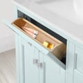 Juniper 36 in. Vanity in Mint Julep with Engineered Stone Top and Ceramic Basin