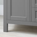 Juniper 48 in. Vanity in Charcoal Gray with Engineered Stone Top and Ceramic Basin