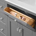 Juniper 60 in. Double Vanity in Charcoal Gray with Engineered Stone Top and Ceramic Basins