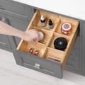 Juniper 60 in. Double Vanity in Charcoal Gray with Engineered Stone Top and Ceramic Basins