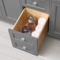 Juniper 60 in. Double Vanity in Charcoal Gray with Engineered Stone Top and Ceramic Basins