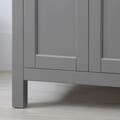 Juniper 60 in. Double Vanity in Charcoal Gray with Engineered Stone Top and Ceramic Basins