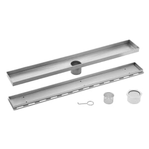 36 in. Stainless Steel Tile Insert Linear Shower Drain