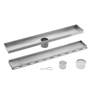 30 in. Stainless Steel Tile Insert Linear Shower Drain