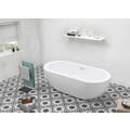 Sacha 71 in. Freestanding Acrylic Tub in Glossy White